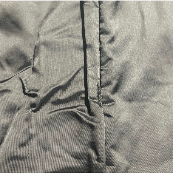 DANIER Classic Leather Trench Coat With Faux Fur Collar (Black) - Picture 12 of 16